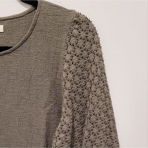 FINAL SALEš·MadewellāOliveāgreenālongāsleeveātopāsizeāM - Picture 5 of 16